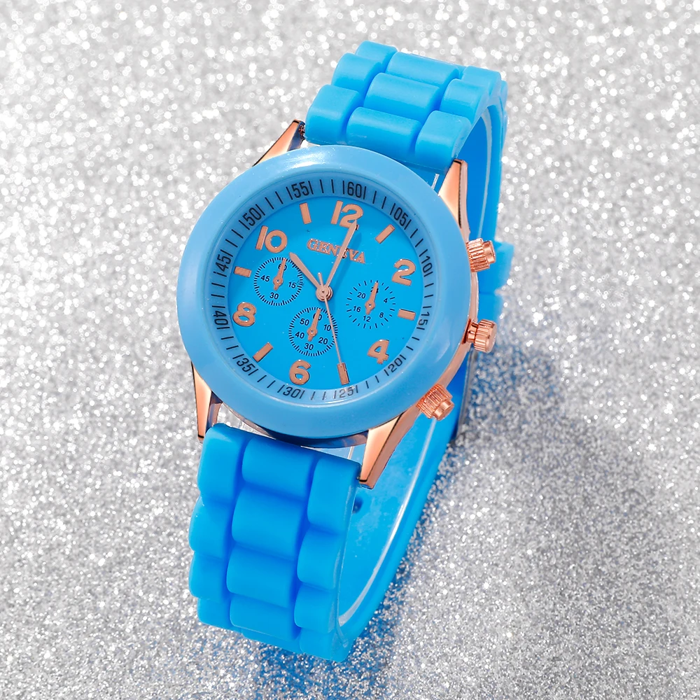 2PCS casual and fashionable men's round dial quartz watch combination, suitable for daily wear