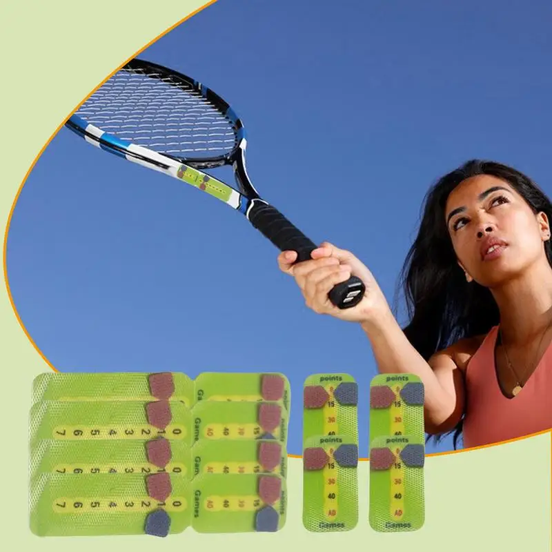 Tennisscore-Halter für Schläger, Pickleball-Score-Halter, Paddel, leicht reißen, ohne Kleber, Pickleball-Score-Anzeigetafel, Tennis