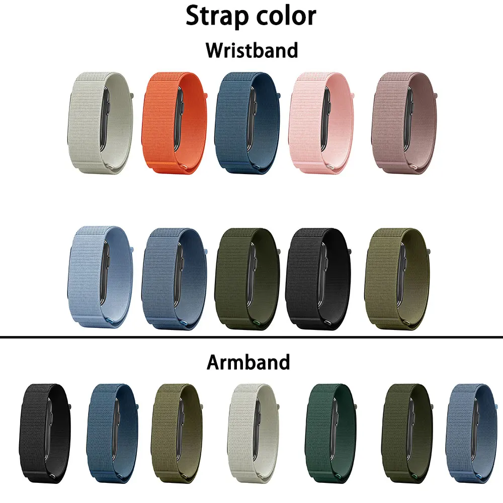 Integrated Lightweight Nylon Armband Wristband for Garmin Cirqa Smart Band Adjustable Replacement Accessories for Garmin Cirqa