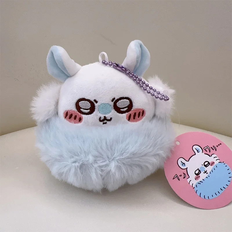 أنيمي المفاتيح قلادة سلسلة من الخرز المفاتيح فتاة kawaii حقيبة قلادة Momonga أفخم دمية لطيف فتاة القلب هدية