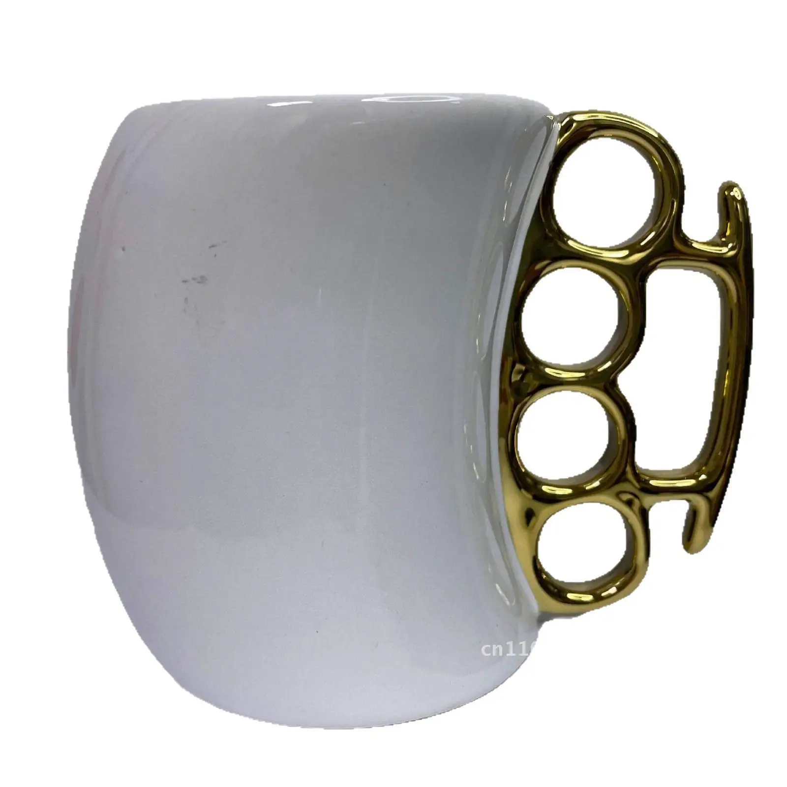 

Creative Ceramic Mug Personalized Ring Design Self-Defense Boxing Cup White Gold Black Gold Silver 301-400ml Capacity Gift