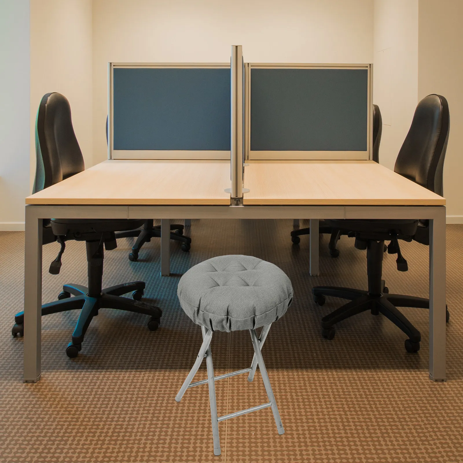 30Cm Round Bar Stool Covers Fitted Elastic Slipcover Thickened Protective Fabric for Dining Room Wedding Banquet Hotel Patio