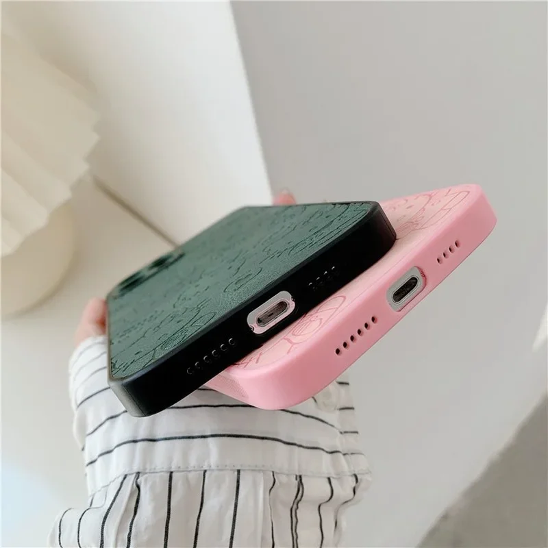 Hello Kitty Slim PU Leather Phone Case for IPhone 13 12 11 Pro XS Max XR Ultra Thin Phone Case Cover for Iphone 13 Promax Shell