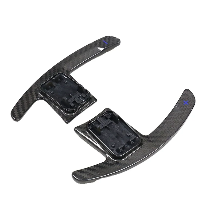 Suitable For Car SUPRA A90 Dry Carbon Fiber Replacement Steering Wheel Extended Shift Paddles