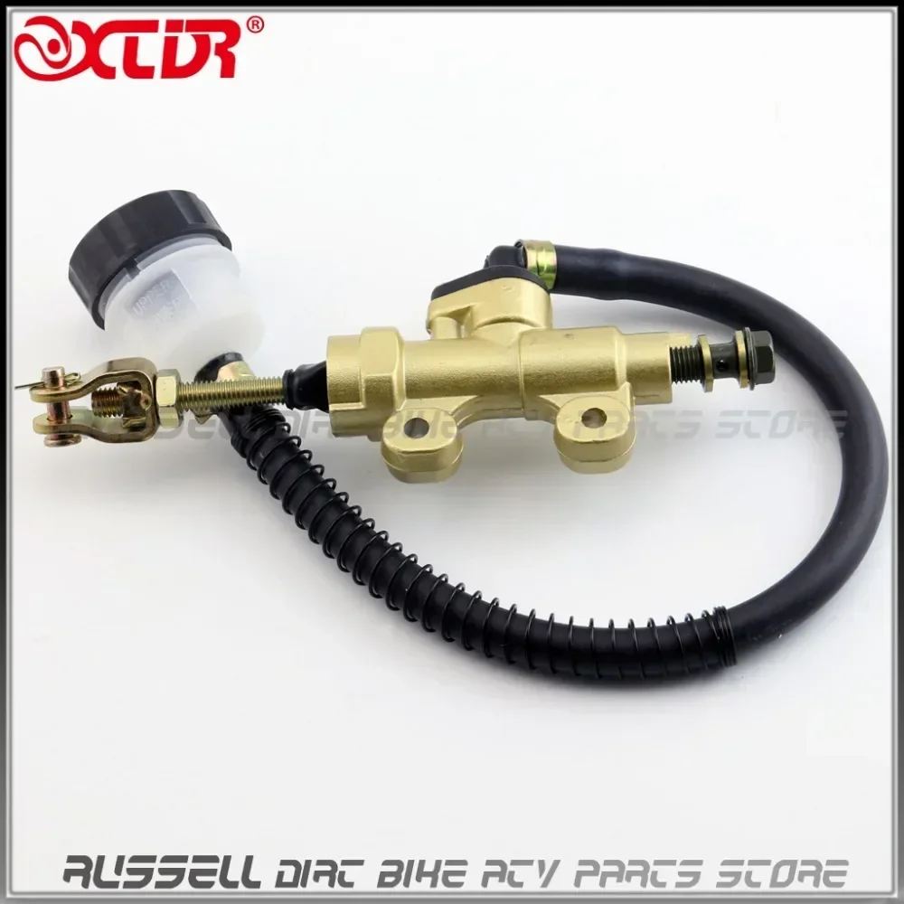 Rear Foot Brake Master Hydraulic Cylinder Pump With Reservoir Quad ATV 2 Color 50cc 70 90 110cc 125cc 150cc 200 250cc Chinese