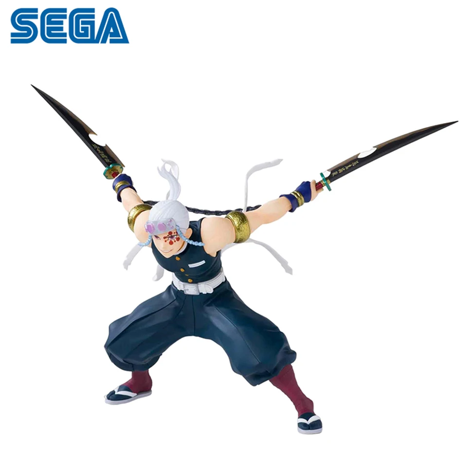 

Collectible for 2D Lovers Demon Slayer IP Desktop Display, 15.5cm Tengen Uzui Model Best-Selling Anime Collectible Gift Figurine