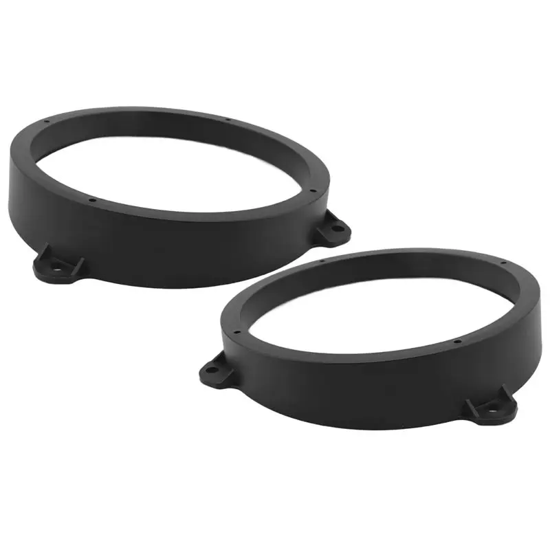 A02Q-Front Door Speaker Adapter 6.5 Inch For Subaru Forester Impreza Outback WRX/STI Audio Speaker Spacer Ring Bracket Replaceme
