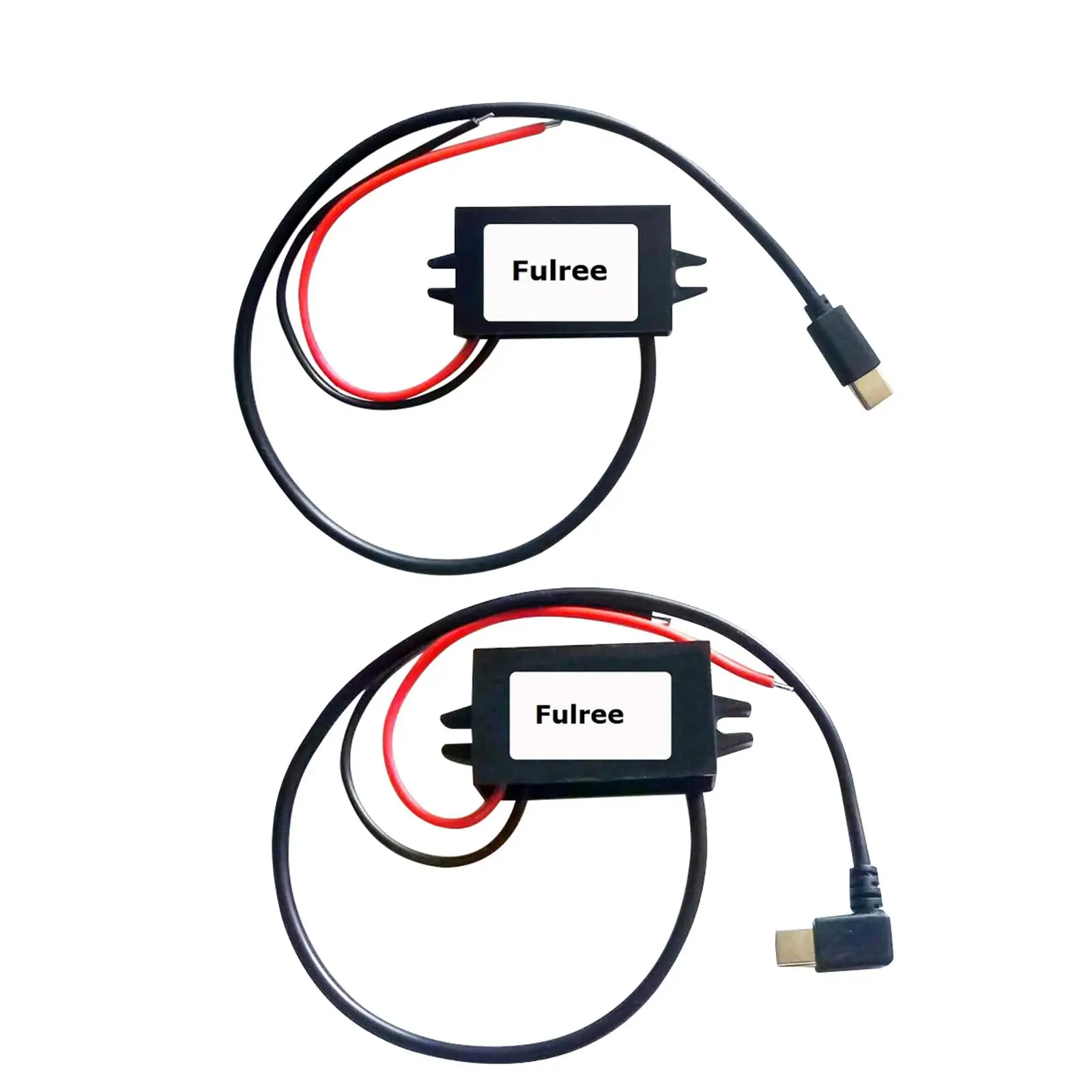 12V to 5V 3A Converter with USB C Output Reduced Voltage Regulator IP68 Power Converter Dc-Dc Down Module for Cellphone Car