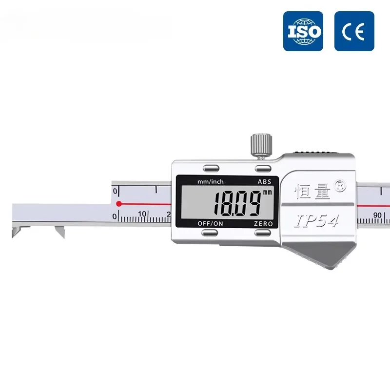 IP54 Stainless Steel Digital Caliper 0.01mm Resolution ±0.03mm Accuracy Multi-Purpose Inner Groove Measuring Tool