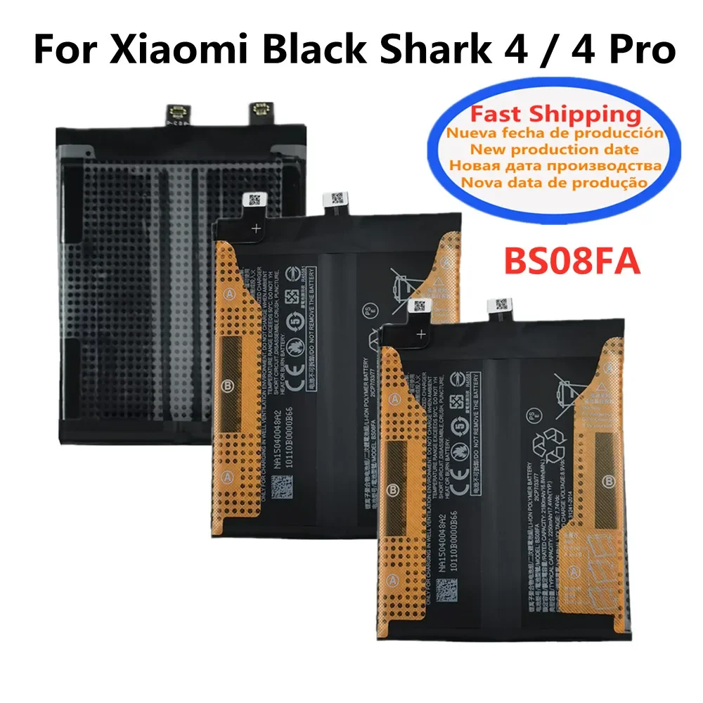 BS08FA 4500mAh Battery For Xiaomi Black Shark 4 / 4Pro 4S Pro Shark4 Shark4pro Phone Replacement Batteries In Stock