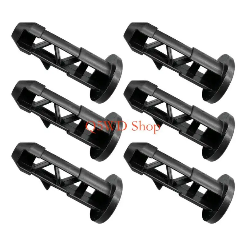 Q5WD 6Pcs Quiet Closing Trash Can Lid Hinge Pin Trash Cover Link Plugs Lid Latches