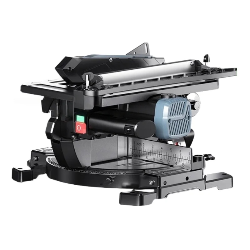 

8-Inch Horizontal Dual-Purpose Table Miter Saw Electric Precision Cutting Machine Portable Cutter for Wood Aluminum Plastic