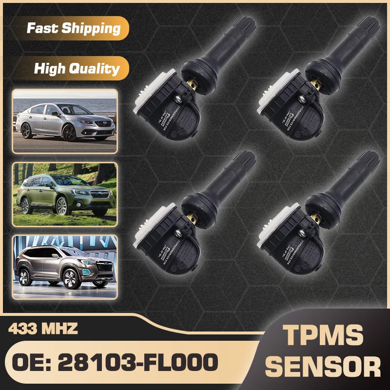 

TPMS Tire Pressure Sensor 28103-FL000 433 MHz For Subaru Legacy 2017-2022 Subaru Outback 2018-2020 Subaru Tribeca 2017-2020