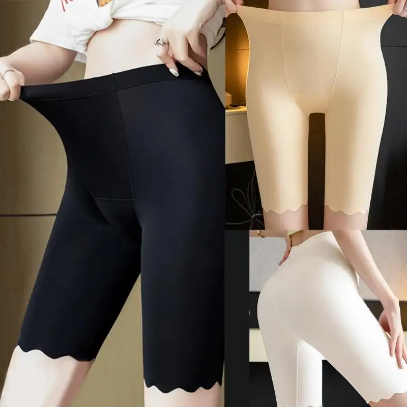 T21F Pantaloncini slip da donna Pantaloni sicurezza Leggings Mutandine antisfregamento senza cuciture