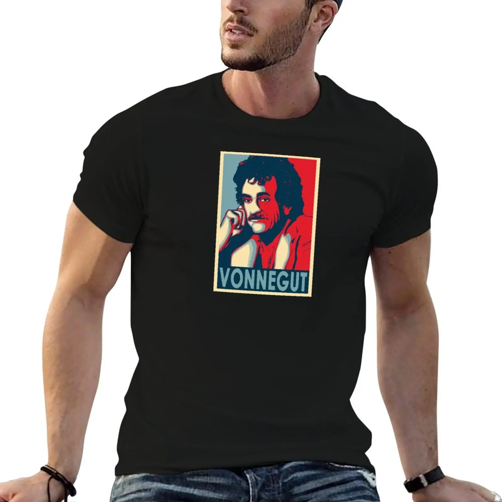 Camiseta VONNEGUT para hombre, camisetas de marca de lujo de alta calidad, camiseta personalizada para hombre, camiseta de algodón pesado