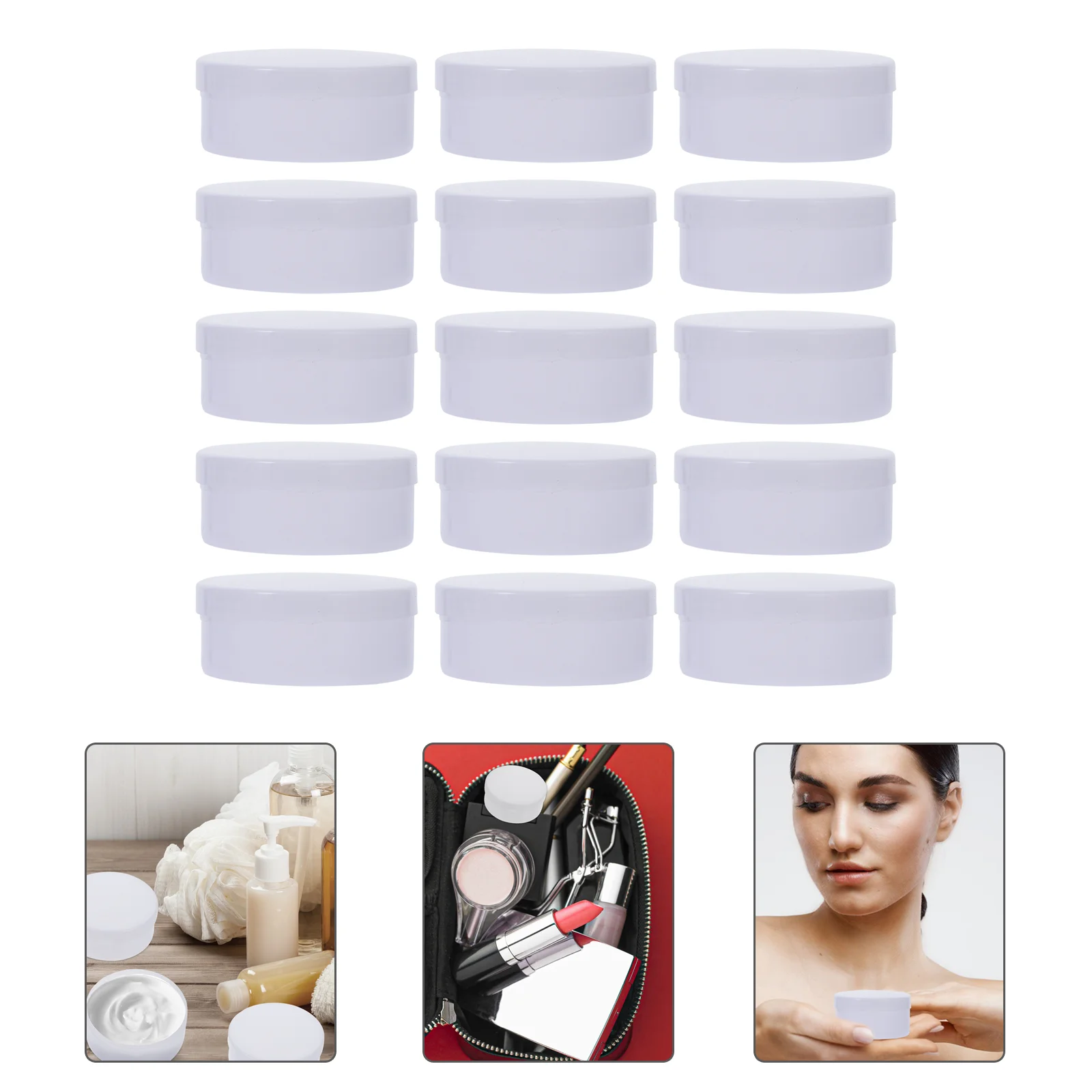 30 Pcs Ointment Box Travel Case Bottles Cream Container Grease Storage Boxes Sample