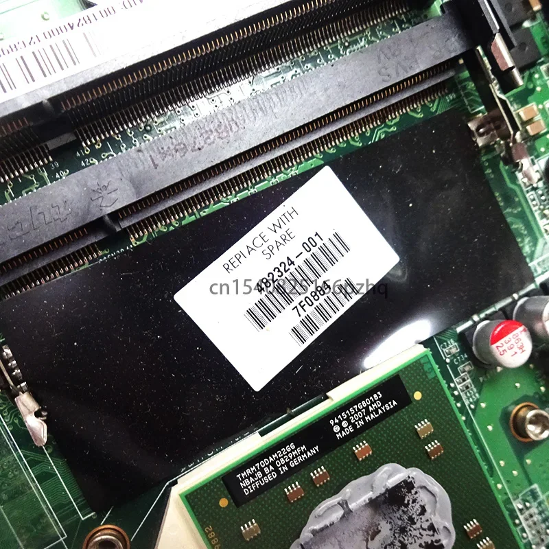 Used DV5Z-1100 For HP Pavilion DV5 Dv5-1000 DV5Z-1000 Dv5-1110ea Dv5-1124el Notebook 482324-001 Motherboard DA0QT8MB6F0