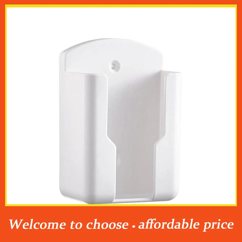 #Wall Mounted Adhesive Remote Control Holder 10Pcs No Drilling Deep Groove Storage Case for Living Room TV Area Bedroom