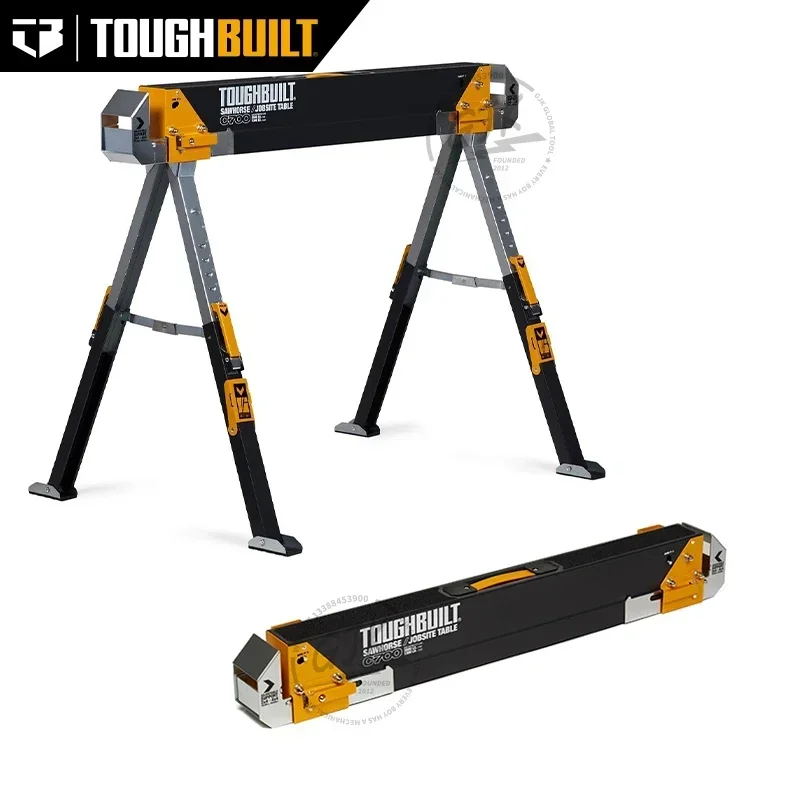 TOUGHBUILT TB-C700 Saw Horse/Adjustable Jobsite Table (Single)