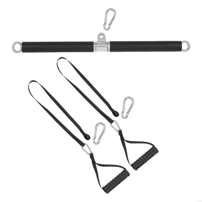 LAT Pull Bar Down Rowing Tricepa agarre mano Equipo entrenamiento fuerza cuerda mano 24bd