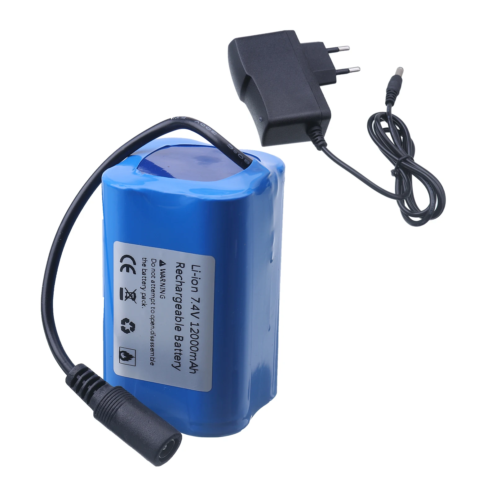 Batteria 7.4V 12000Mah 6000Mah per T188 T888 2011-5 V007 C18 H18 e così via telecomando RC esche da pesca parti della batteria della barca