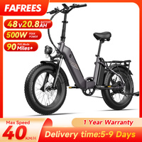 FAFREES FF20 Polar Electric Bike 20*4.0 Inch Fat Tire 500W Motor E-Bike 40Km/h Max Speed Dual 48V 10.4Ah Batteries 150KM Range