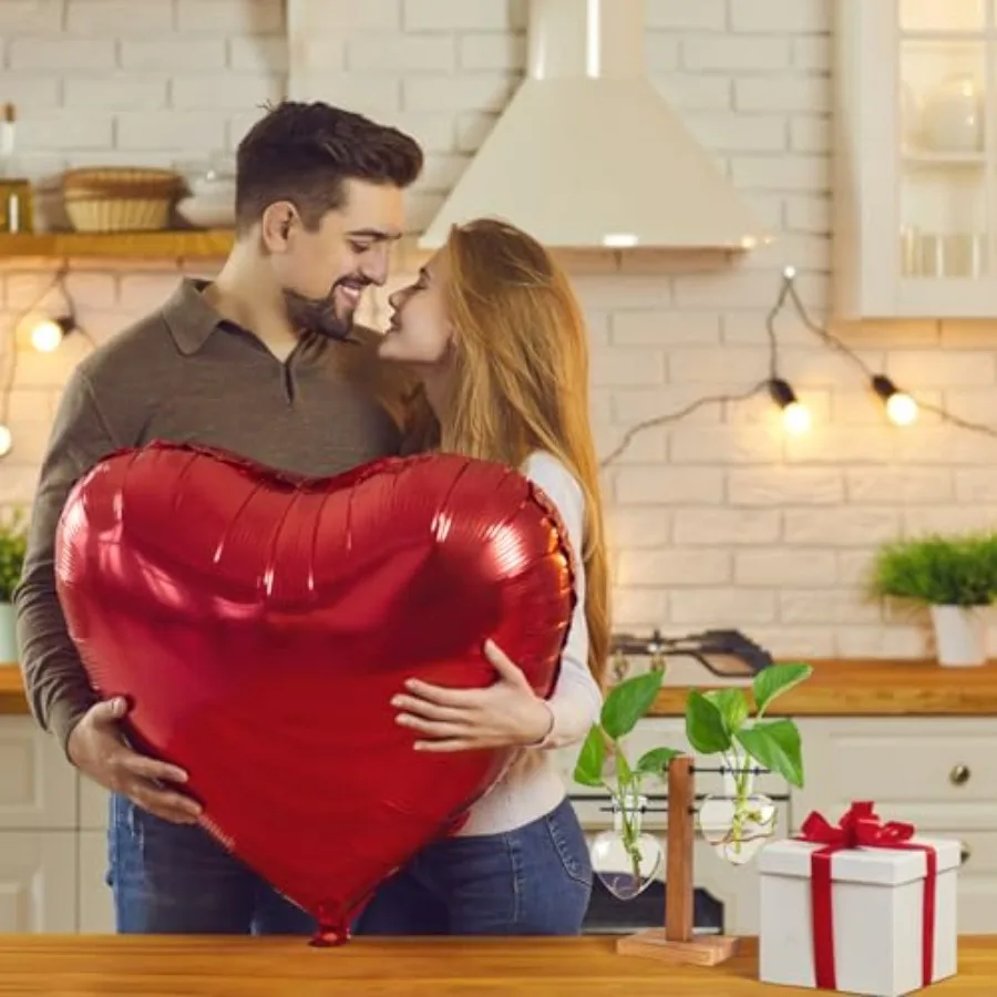 Plant Terrarium Wooden Stand Hydroponic Planter Bulb Glass Metal Swivel Holder Retro Air Plants Water Plants for Home Office Dr