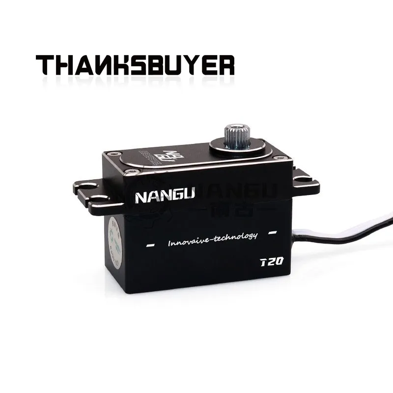 

NANGU T20 20KG Servo Standard Servo Motor (360° Waterproof Version) with Brushed Motor for RC Cars