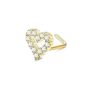 Stainless Steel Nose Piercing Studs, Gift
