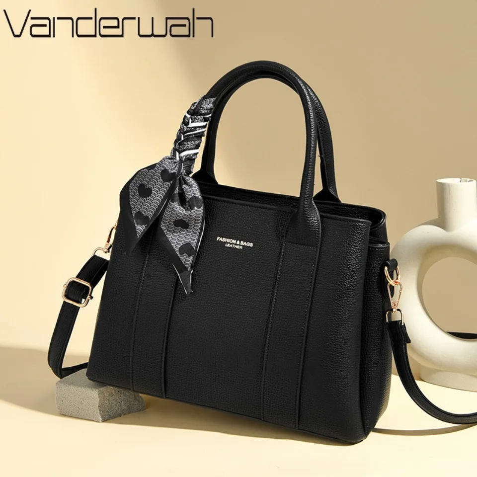 

Вместительные повседневные сумки-тоут через плечо, модные сумки с верхней ручкой, кожаные сумки высшего качества, повседневная сумка с буквенным принтом, 3 отделения