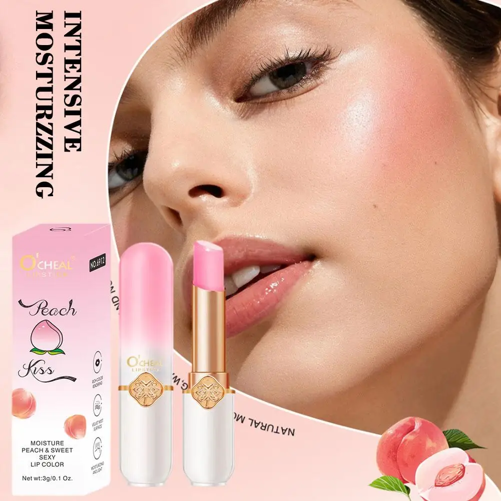 3g Moisturizing Lip Gloss Oil Fruit Flavor Color Changing Long Tint Plumping Lip Oil Lasting Lipstick Gloss Lip Sexy Lip K2W8