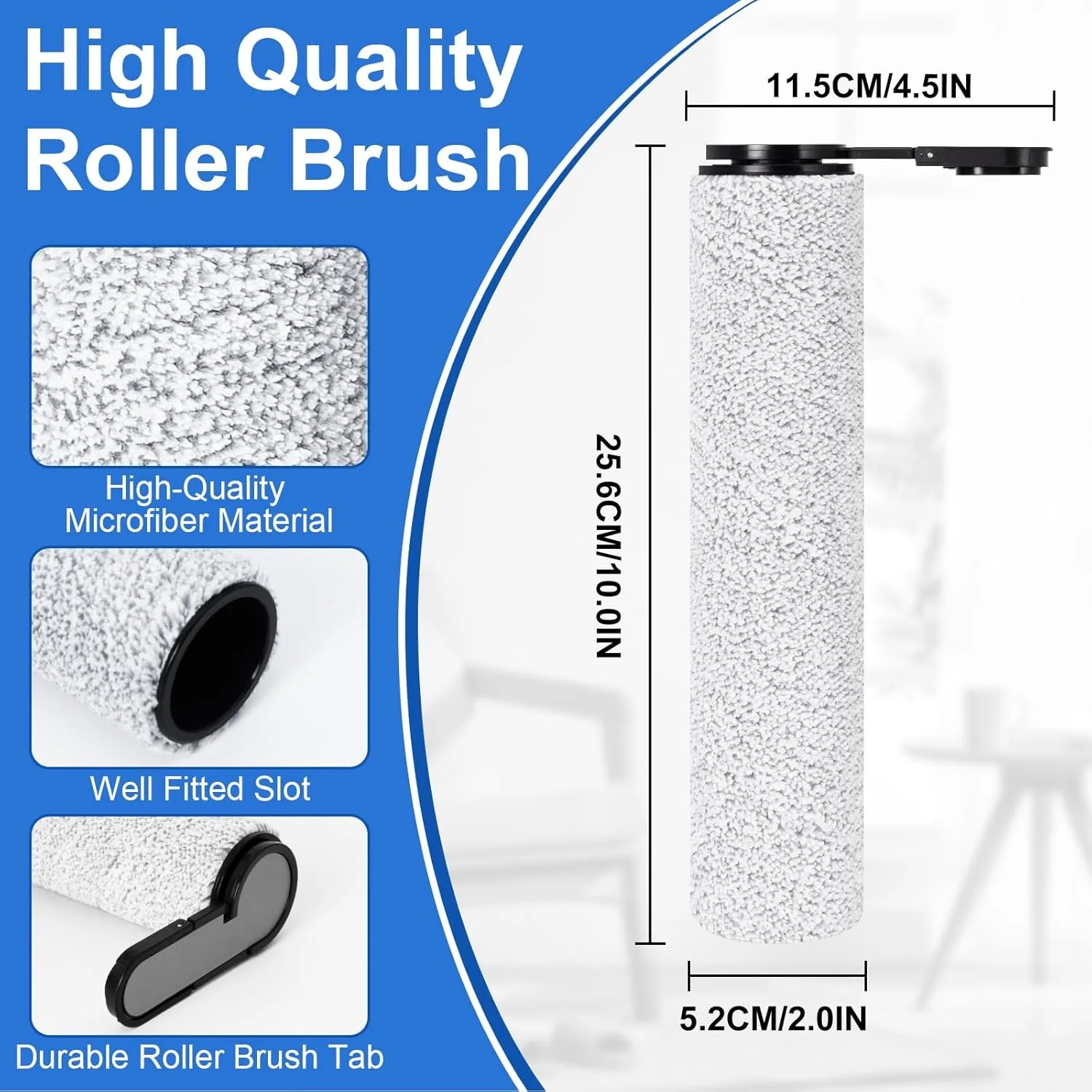 For Roborock F25 ACE F25 Ultra, F25 Combo/ ALT/ LT/ RT/ GT/ XT/ BX Nass Replacement brush roll for wet and dry vacuum