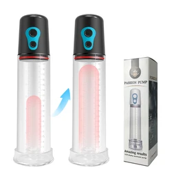 Electric Penis Pump Penis Enlargement Sex Toys for Men Extend Pump Penis Extender Male Masturbator Dick Vacuum Pump Adult Goods