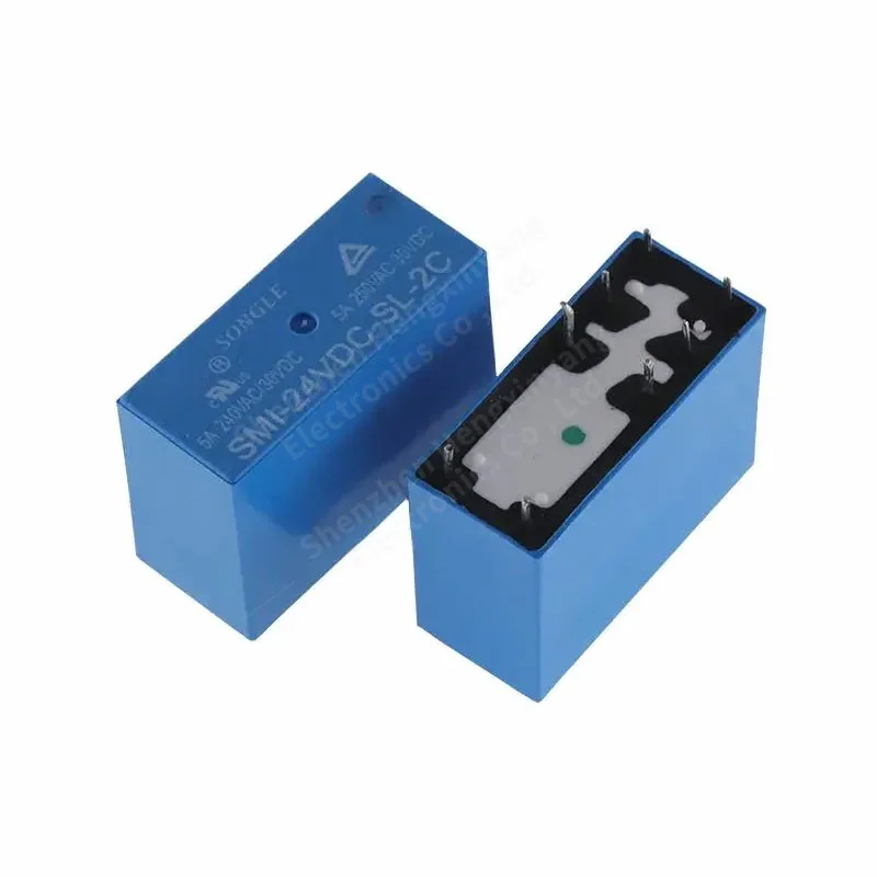 5개/묶음 SMI - 05V 12V 24V DC-SL -A -C -2C 5A 10A 릴레이 SMI-05VDC-SL-A 4핀 SMI-12VDC-SL-C 5핀 SMI-24VDC-
