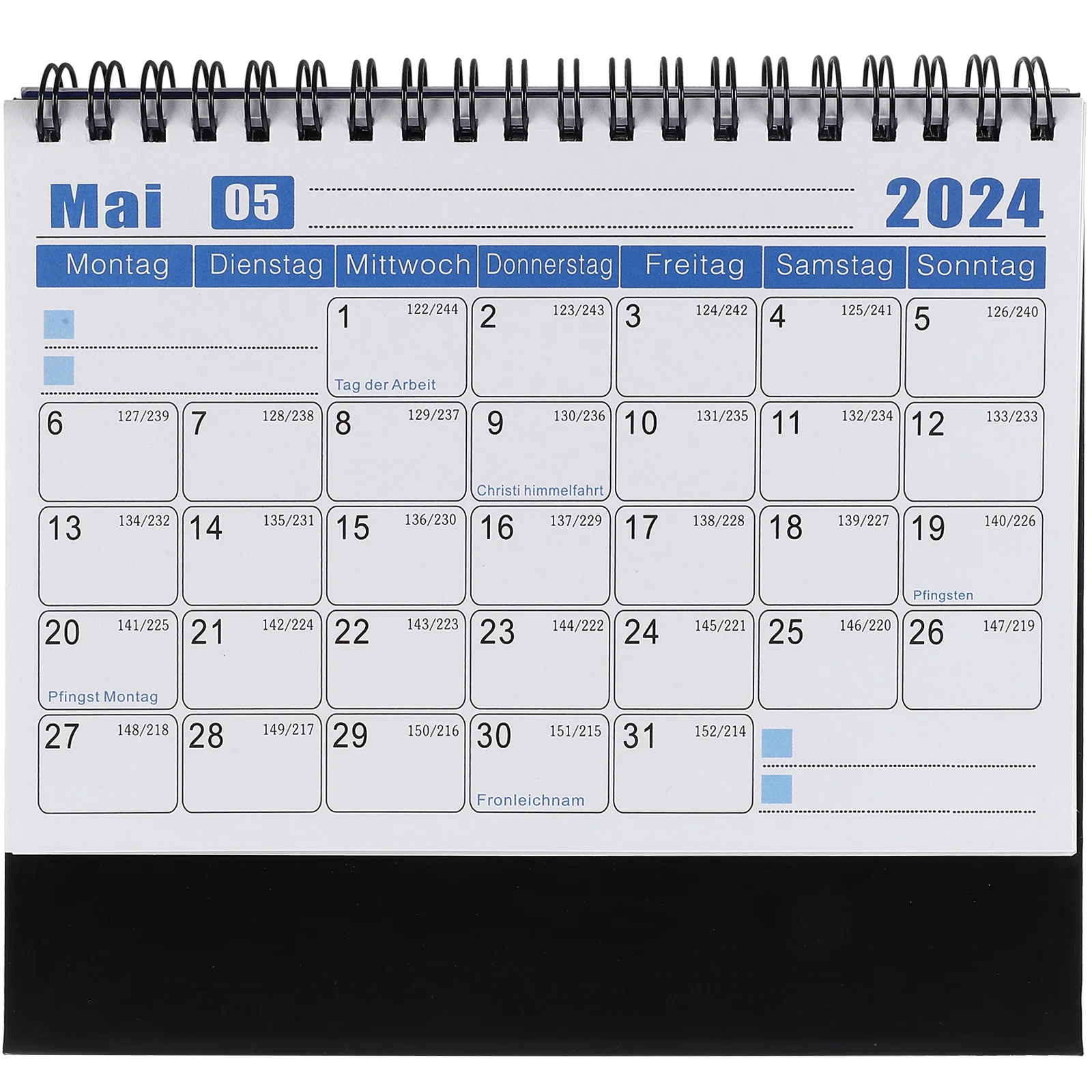 

Delicate Desktop Calendar Standing Desk Organizer for Office Home Study Bright Simple Design Daily Use Month Calendar Decor