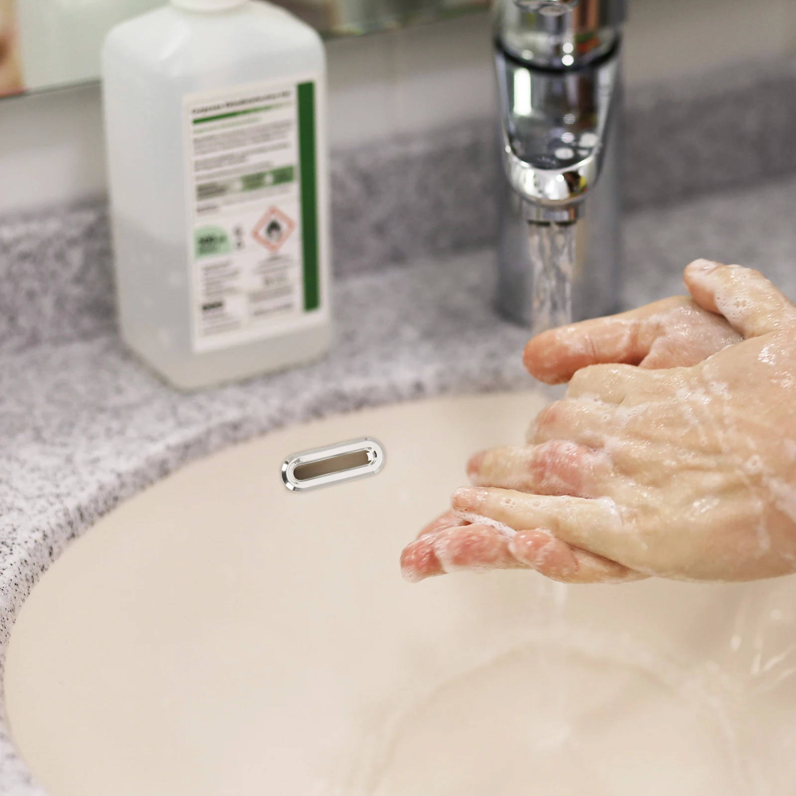 

20 шт. пластиковые кольца для перелива отверстий, аксессуары для раковины в ванной комнате, прочная долговечная крышка для перелива умывальника, практичная