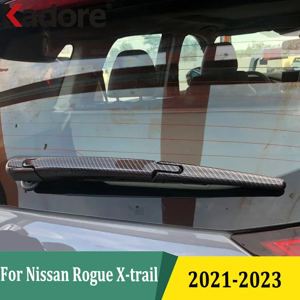 Для Nissan Rogue X-trail 2021 2022 2023, хромированная полоса стеклоочистителя из АБС-пластика, крышка для мытья заднего ветрового стекла, накладки, Стайлинг, автомобильные аксессуары