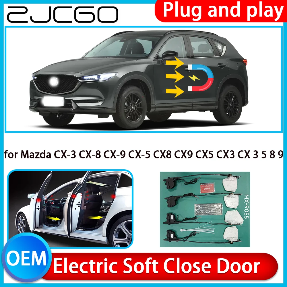 for Mazda CX-3 CX-8 CX-9 CX-5 CX8 CX9 CX5 CX3 CX 3 5 8 9 Pull Soft Close Kit Door Power Latch Electric Door Catch Soft Closing