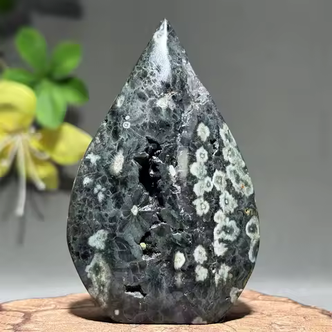 Natural Gem Ocean Jasper Free Form Torch Mineral Crystal Home Decoration Spiritual Meditation Healing Witchcraft Energy