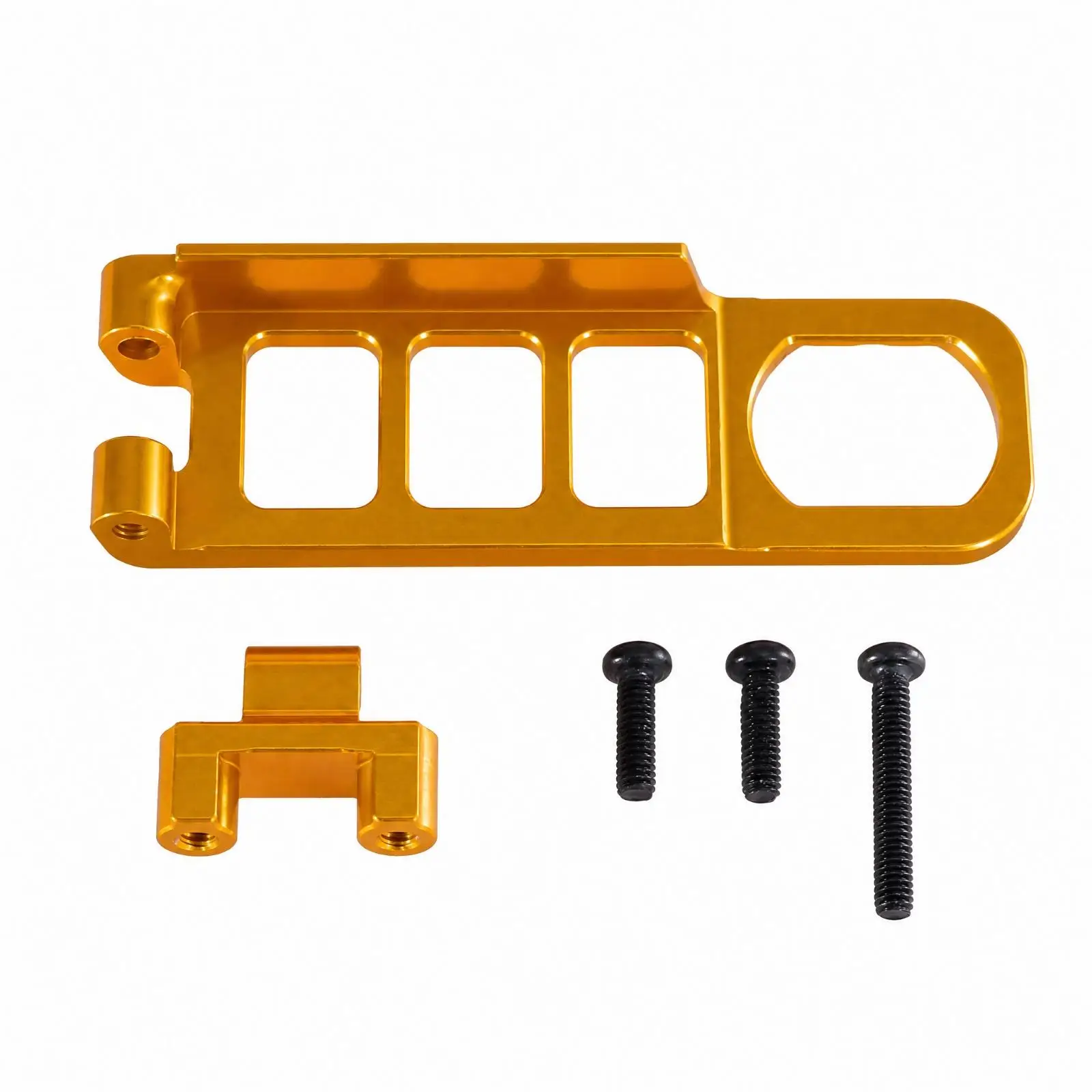 RC Car Part Anodized -Machined Battery Holder with Support Bracket
