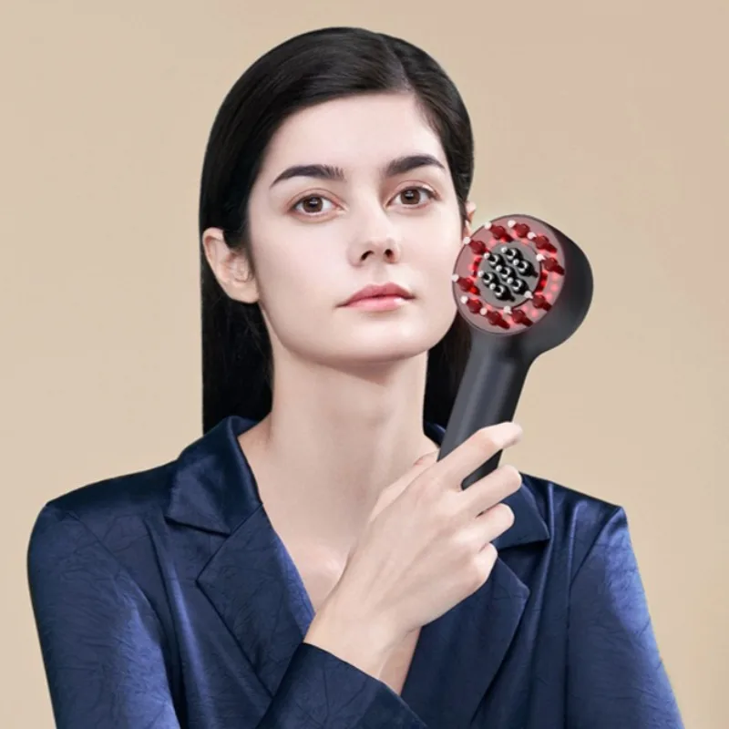 Women's Electric Head Massage Device Vibrating Scalp Massagers Relaxation Scalp Massage Combs Portable Red Light Therapy Comb