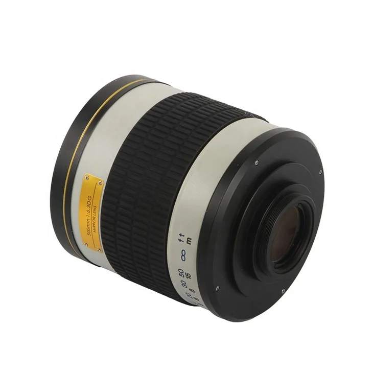 Wholesale 500mm f/6.3 Mirror Lens (White) with 2x Teleconverter (=1000mm) for Digital SLR Cameras