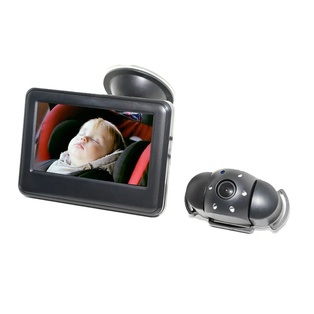 

4.3 inches Wired Baby Car Camera High Definition Video Sleep Monitoring Camera Night Vision