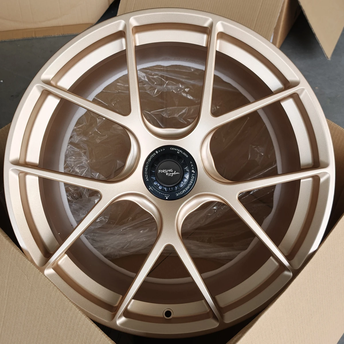 Xianglun Ew FORGING KINGDOM New Custom Mid-Lock Hub 6061-T6 Aluminum Alloy Forged Multi-Spoke Wheels 50/65mm ET 130mm