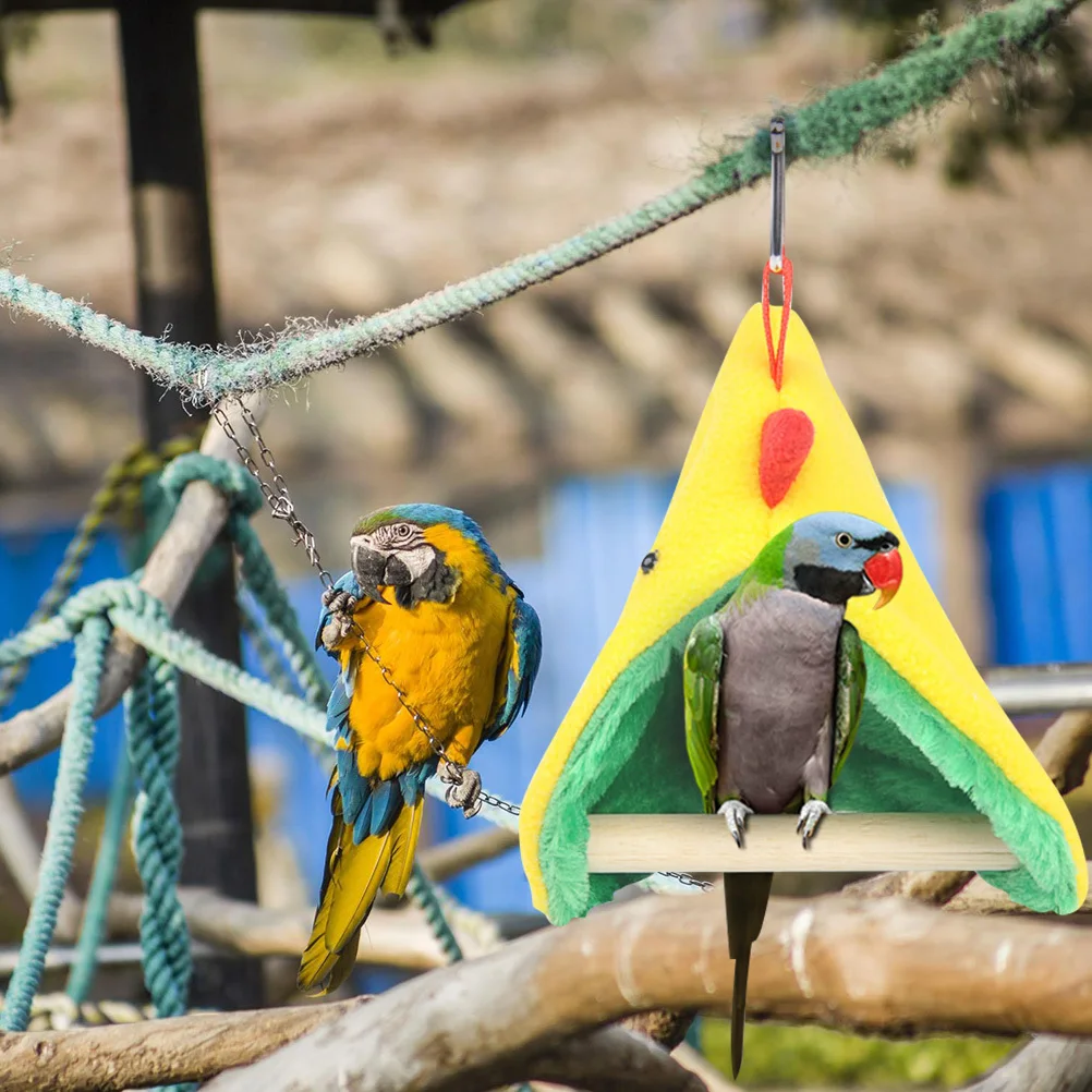 

1pc Warmth Nest Bed For Small Pet Birds Durable For Parrot Hanging Bird Hanging Tent Tent Bird Swing