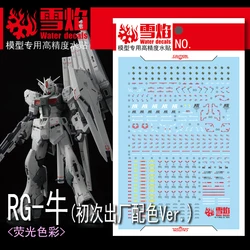 Model Decals Water Slide Decals Tool For 1/144 RG NU (First Lot Color) Sticker Models Toys Accessories