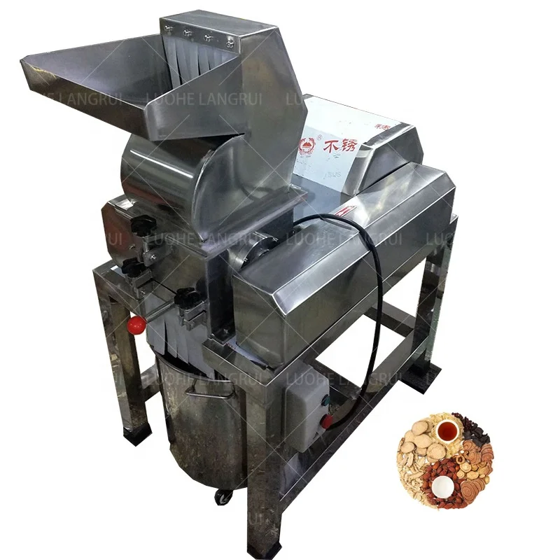 dry mushroom primary coarse crusher grinder fish rough pulverizing fruit vegetable oyster egg shells grinding machine