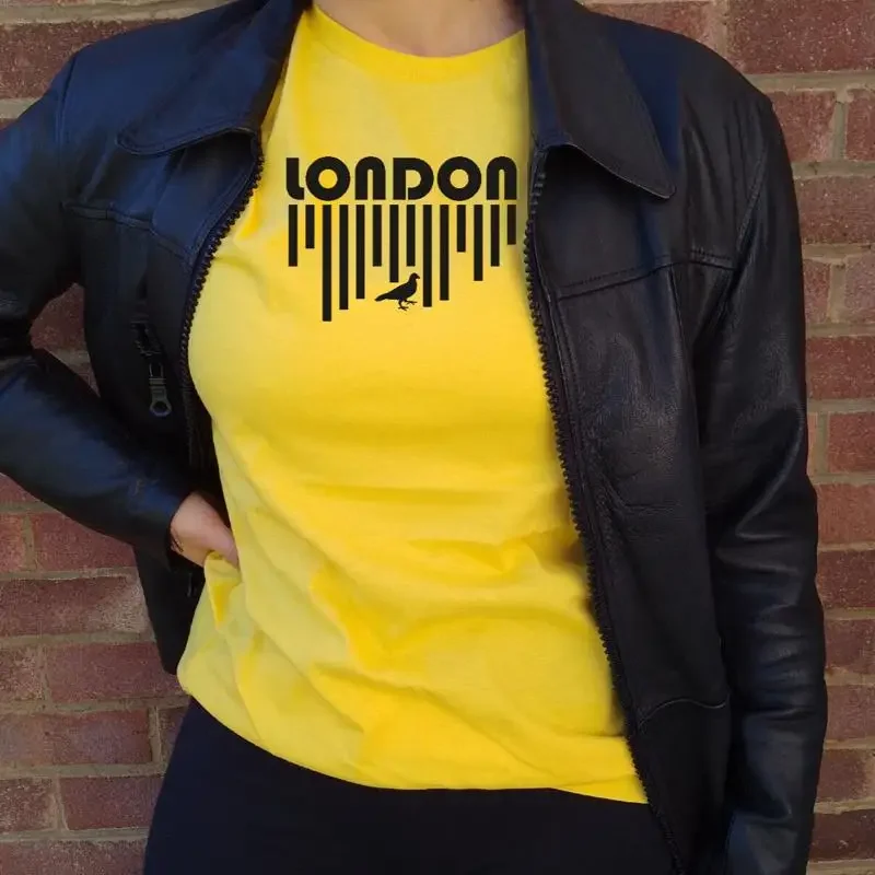 London Souvenir T Shirt Pigeon Retro Gift Birds Various Colours
