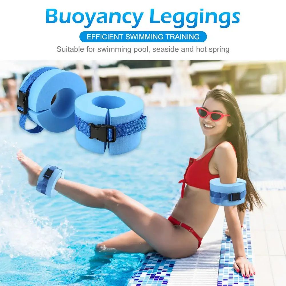 

2pcs Foam Swimming Float Ring Water Aerobics Exercise Aquatic for Ankle Arm Water Floating Drink Cup Holder Accessory