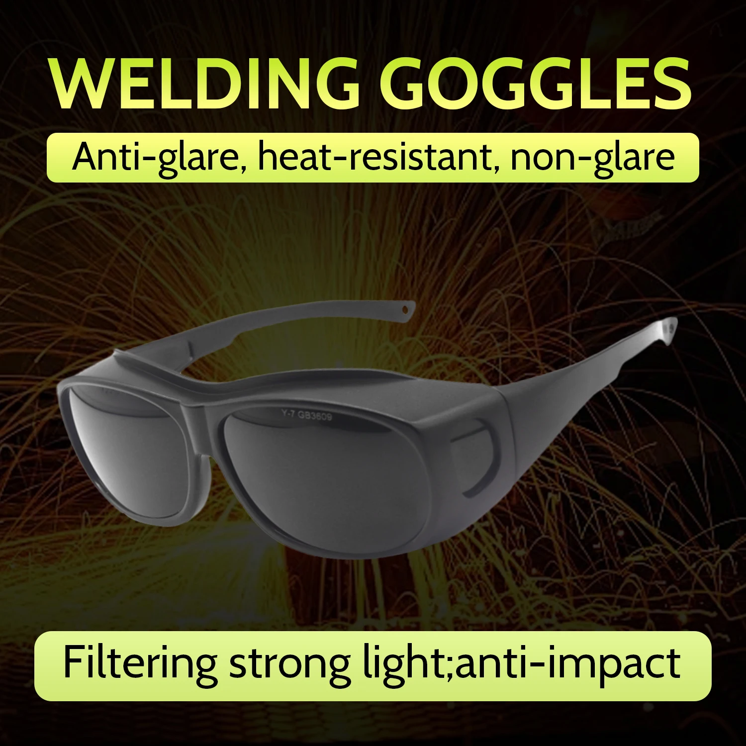 

Welding Laser Protective Glasses Welder Safety Goggles Darkening for Weld Working TIG MIG Gas Argon Arc Grinding Cutting With CE